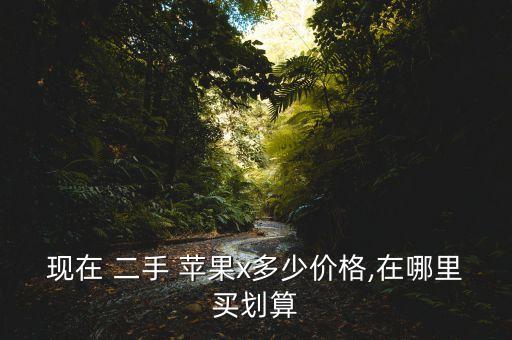 現(xiàn)在 二手 蘋果x多少價(jià)格,在哪里買劃算