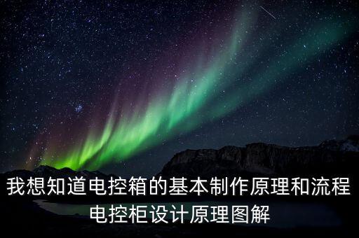 我想知道電控箱的基本制作原理和流程電控柜設(shè)計(jì)原理圖解