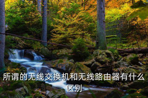 所謂的無(wú)線交換機(jī)和無(wú)線路由器有什么區(qū)別