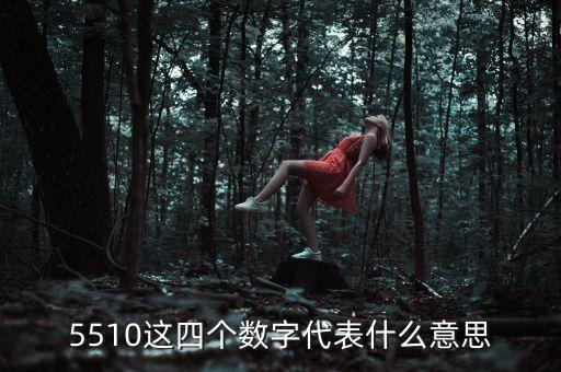 5510這四個數字代表什么意思
