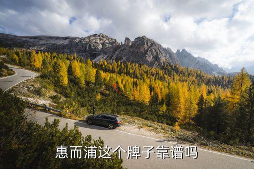 惠而浦這個牌子靠譜嗎