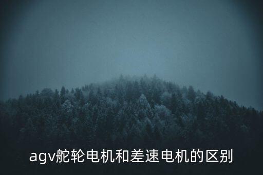 agv舵輪電機(jī)和差速電機(jī)的區(qū)別
