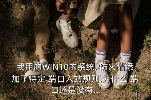 我用的WIN10的系統(tǒng), 防火墻添加了特定 端口入站規(guī)則,為什么 端口還是沒(méi)有...