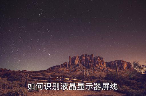 如何識別液晶顯示器屏線