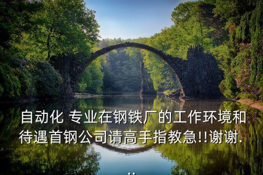  自動(dòng)化 專業(yè)在鋼鐵廠的工作環(huán)境和待遇首鋼公司請(qǐng)高手指教急!!謝謝...
