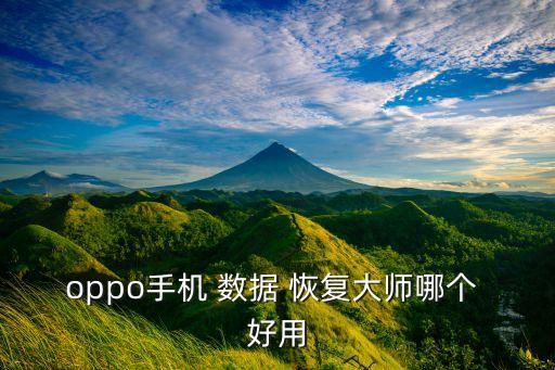 oppo手機 數(shù)據(jù) 恢復(fù)大師哪個 好用