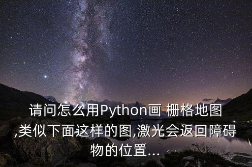 柵格地圖,怎么用matlab畫柵格地圖?