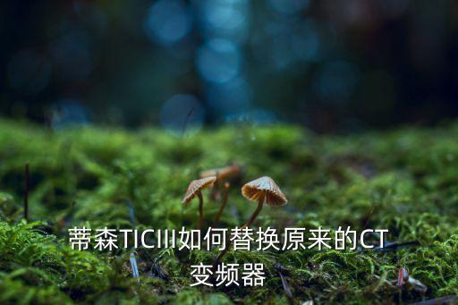 ct變頻器，CT變頻器設(shè)的兩套參數(shù)怎么進行切換使用請指教