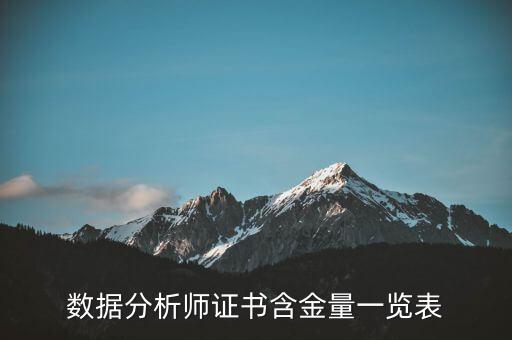 大數(shù)據(jù)主要認證證書,學大數(shù)據(jù)專業(yè)需要考什么證書?