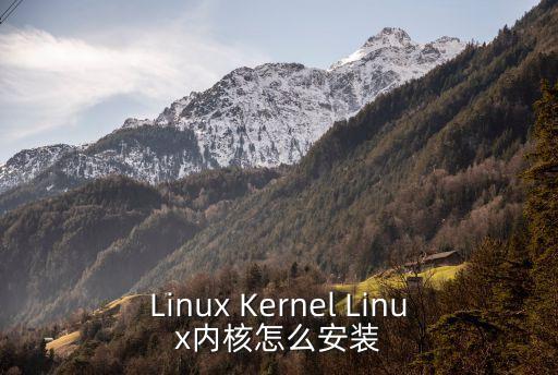 Linux Kernel Linux內(nèi)核怎么安裝