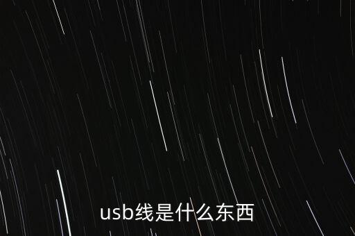 usb線是什么東西