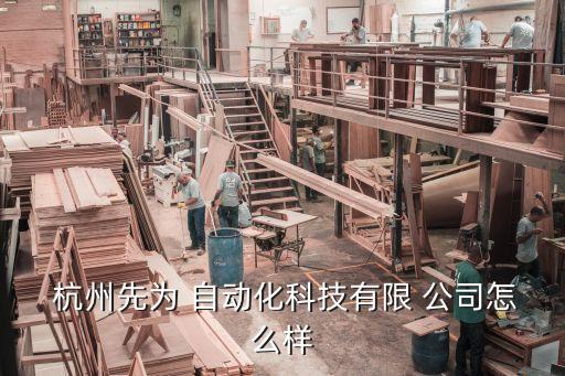  杭州先為 自動(dòng)化科技有限 公司怎么樣