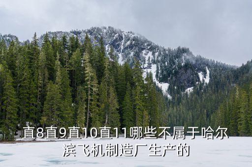 直8直9直10直11哪些不屬于哈爾濱飛機(jī)制造廠生產(chǎn)的