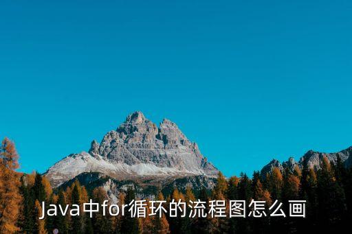 for循環(huán)流程圖，畫出for語句的流程圖
