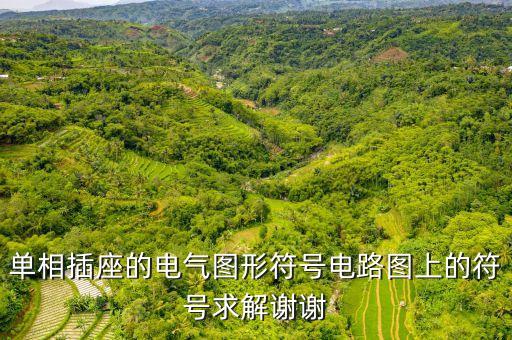 插座圖例符號大全，單相插座的電氣圖形符號電路圖上的符號求解謝謝