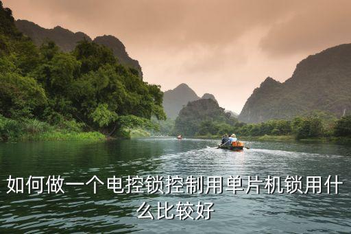 如何做一個電控鎖控制用單片機鎖用什么比較好