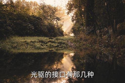 光驅(qū)接口，光驅(qū)的接口方式有