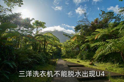 三洋洗衣機不能脫水出現(xiàn)U4