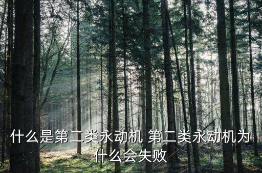 第二類永動機，什么是第二類永動機 第二類永動機為什么會失敗