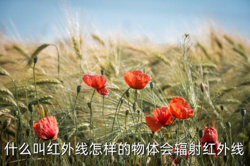 什么叫紅外線怎樣的物體會(huì)輻射紅外線