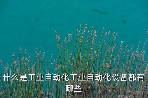 日用自動化設(shè)備包括什么,關(guān)于自動化設(shè)備你必須知道的事兒