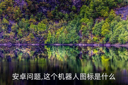 安卓問題,這個(gè)機(jī)器人圖標(biāo)是什么