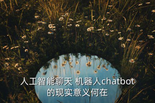 人工智能聊天 機(jī)器人chatbot的現(xiàn)實意義何在