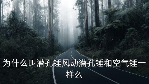 潛孔錘，為什么叫潛孔錘風(fēng)動潛孔錘和空氣錘一樣么