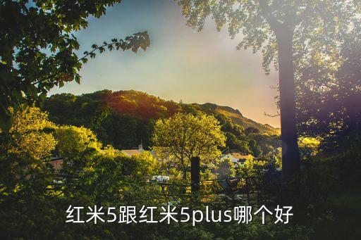 紅米5，紅米5跟紅米5plus哪個(gè)好