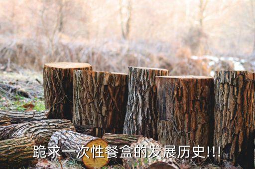 跪求一次性餐盒的發(fā)展歷史!!!
