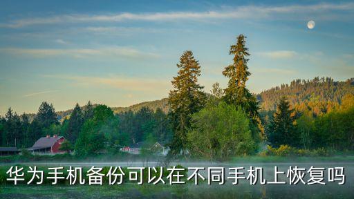 華為手機(jī)備份可以在不同手機(jī)上恢復(fù)嗎