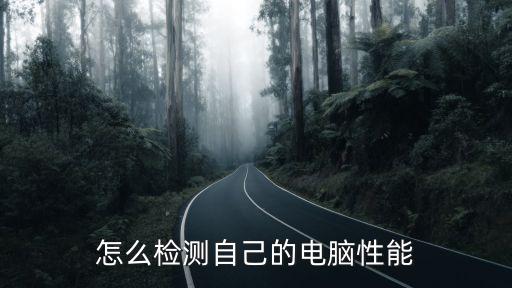 怎么檢測自己的電腦性能