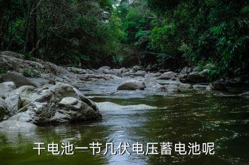 干電池一節(jié)幾伏電壓蓄電池呢