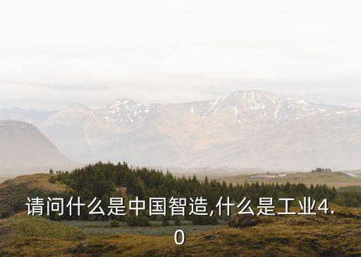 請(qǐng)問(wèn)什么是中國(guó)智造,什么是工業(yè)4.0