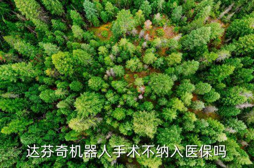 達(dá)芬奇機(jī)器人手術(shù)不納入醫(yī)保嗎