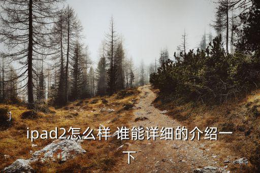 ipad2怎么樣 誰能詳細(xì)的介紹一下
