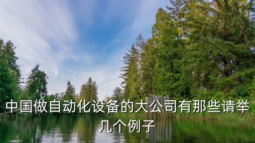 自動化技術(shù)高端的公司,自動化公司做的最好是哪家?答案揭曉