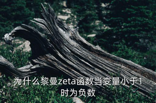 為什么黎曼zeta函數(shù)當變量小于1時為負數(shù)