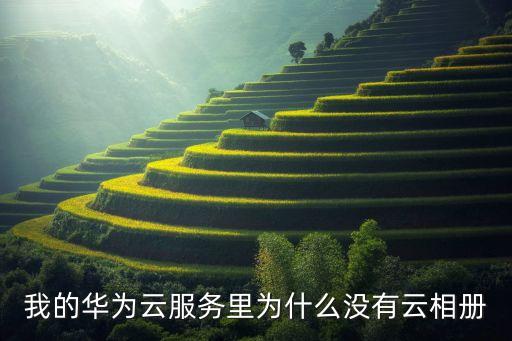 我的華為云服務(wù)里為什么沒有云相冊(cè)