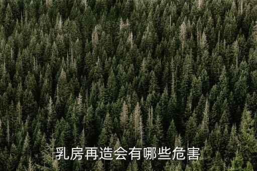人造乳房，乳房再造會有哪些危害