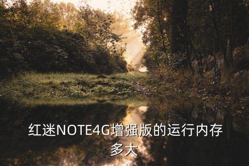  紅迷NOTE4G增強(qiáng)版的運(yùn)行內(nèi)存多大