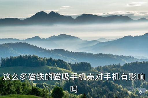 這么多磁鐵的磁吸手機殼對手機有影響嗎