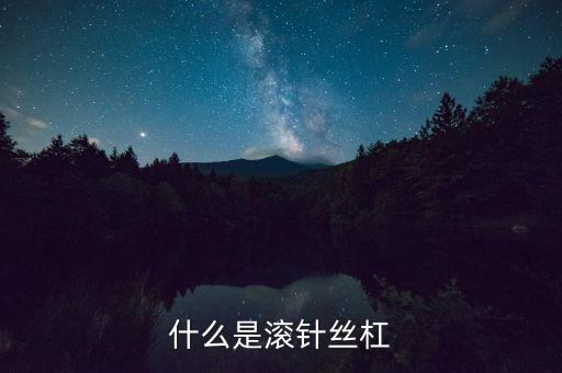 什么是滾針絲杠