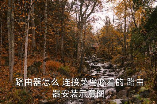  路由器怎么 連接菜鳥必看的 路由器安裝示意圖