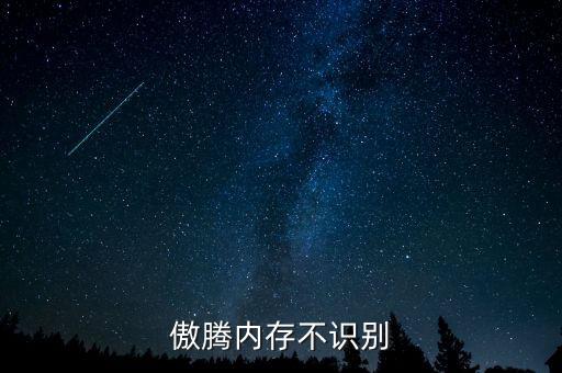 傲騰內(nèi)存不識(shí)別