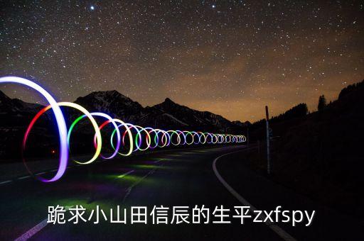 跪求小山田信辰的生平zxfspy