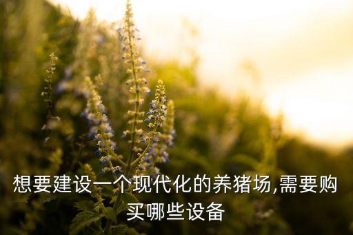 養(yǎng)豬場內(nèi)自動化設(shè)備,想要建設(shè)現(xiàn)代化養(yǎng)豬場你知道這些事?