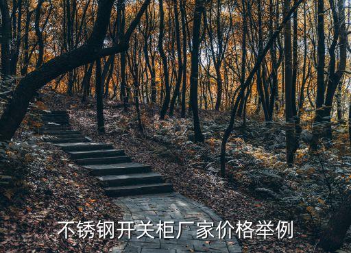 不銹鋼開(kāi)關(guān)柜廠(chǎng)家價(jià)格舉例