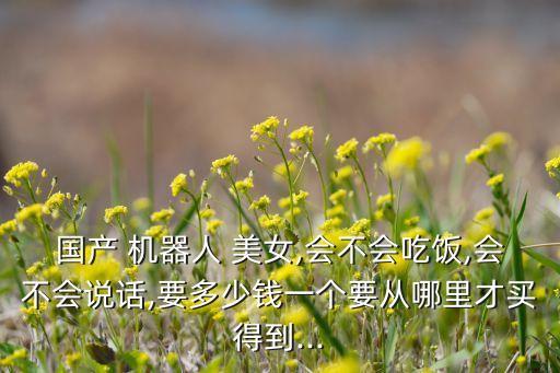 國(guó)產(chǎn) 機(jī)器人 美女,會(huì)不會(huì)吃飯,會(huì)不會(huì)說(shuō)話,要多少錢一個(gè)要從哪里才買得到...
