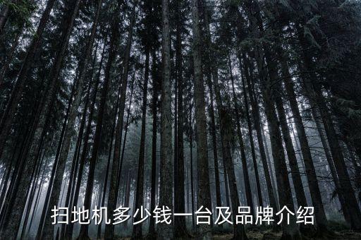  掃地機多少錢一臺及品牌介紹